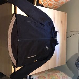 North Face black nylon jacket